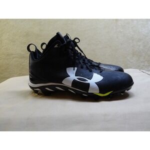 Under Armour Men's UA Spine Fierce‎ MC Football Cleats Size 12 Blk (1269740-001)